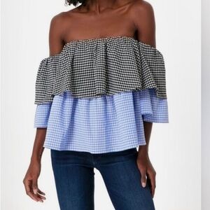 Pomander Place Gingham Tiered top